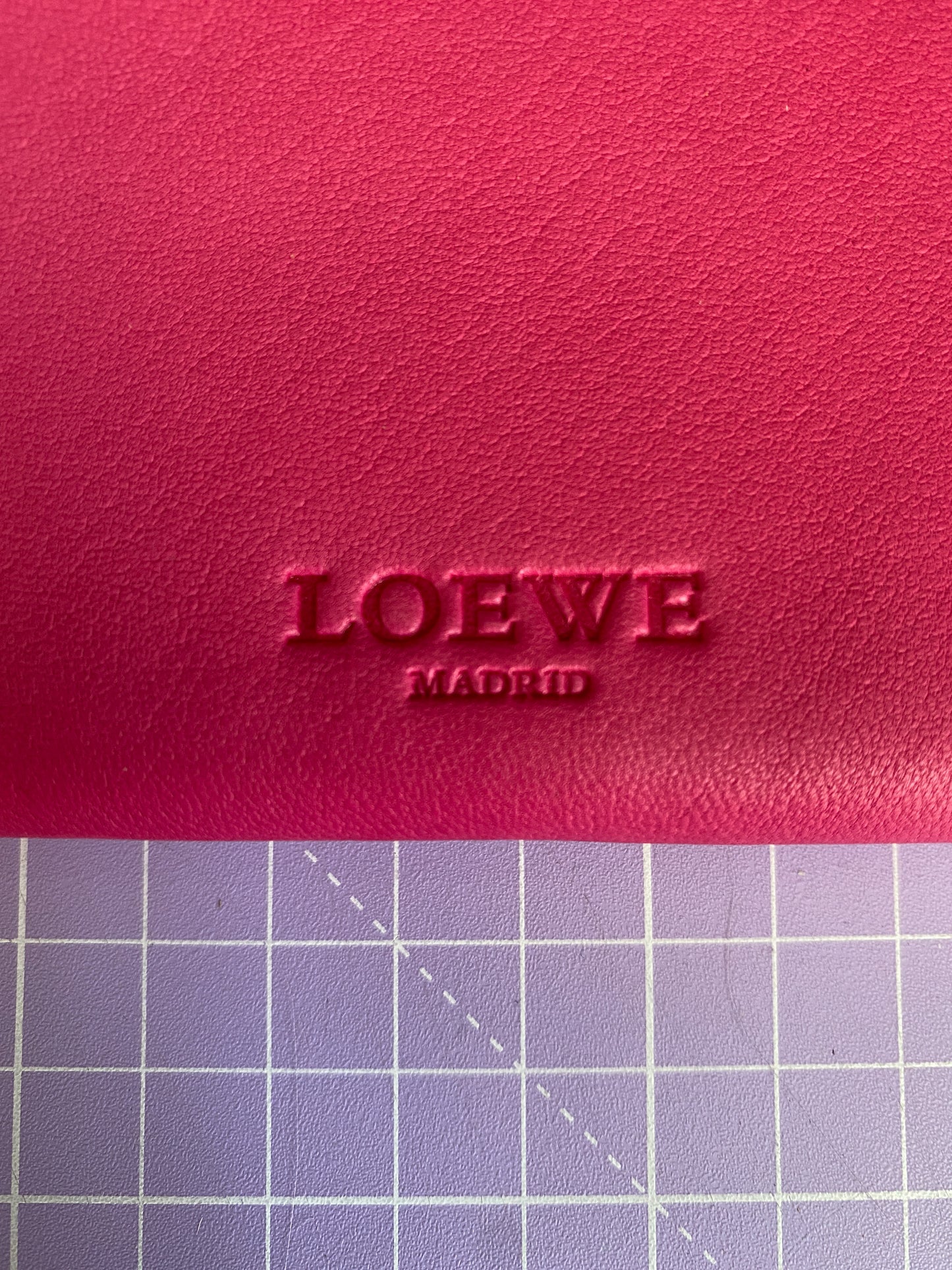 Loewe Fuchsia Pink Wallet