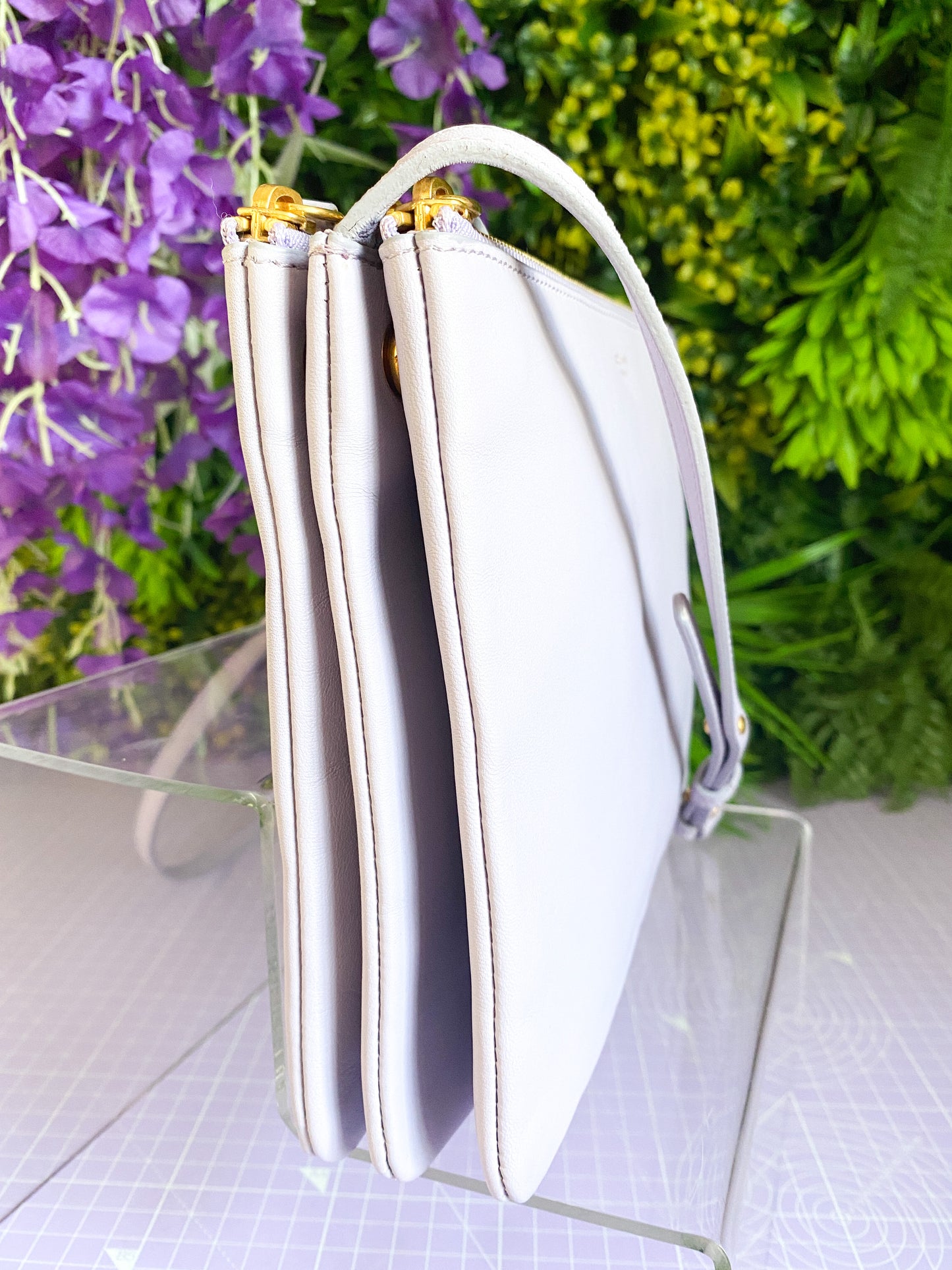 Celine Trio Crossbody Lavender