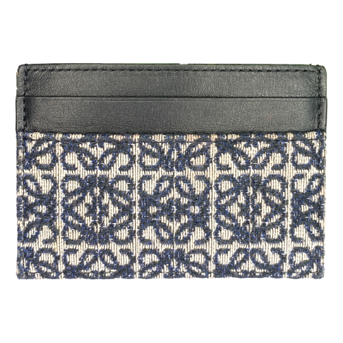 Loewe Plain Cardholder Jacquard & Calfskin Current Season