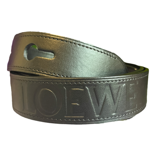 Loewe Logo Black Logo Belt Size 80