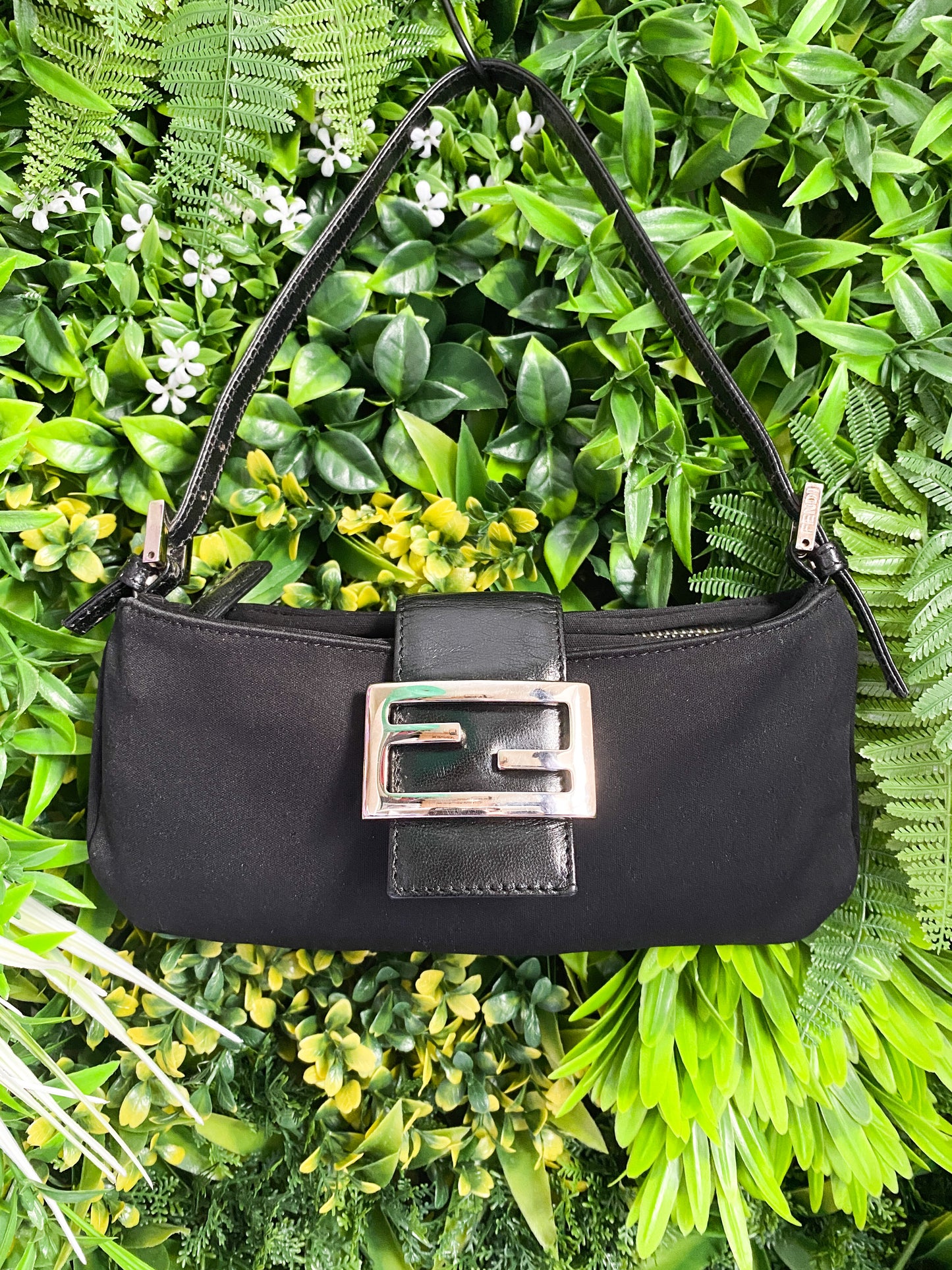 Fendi Black Baguette