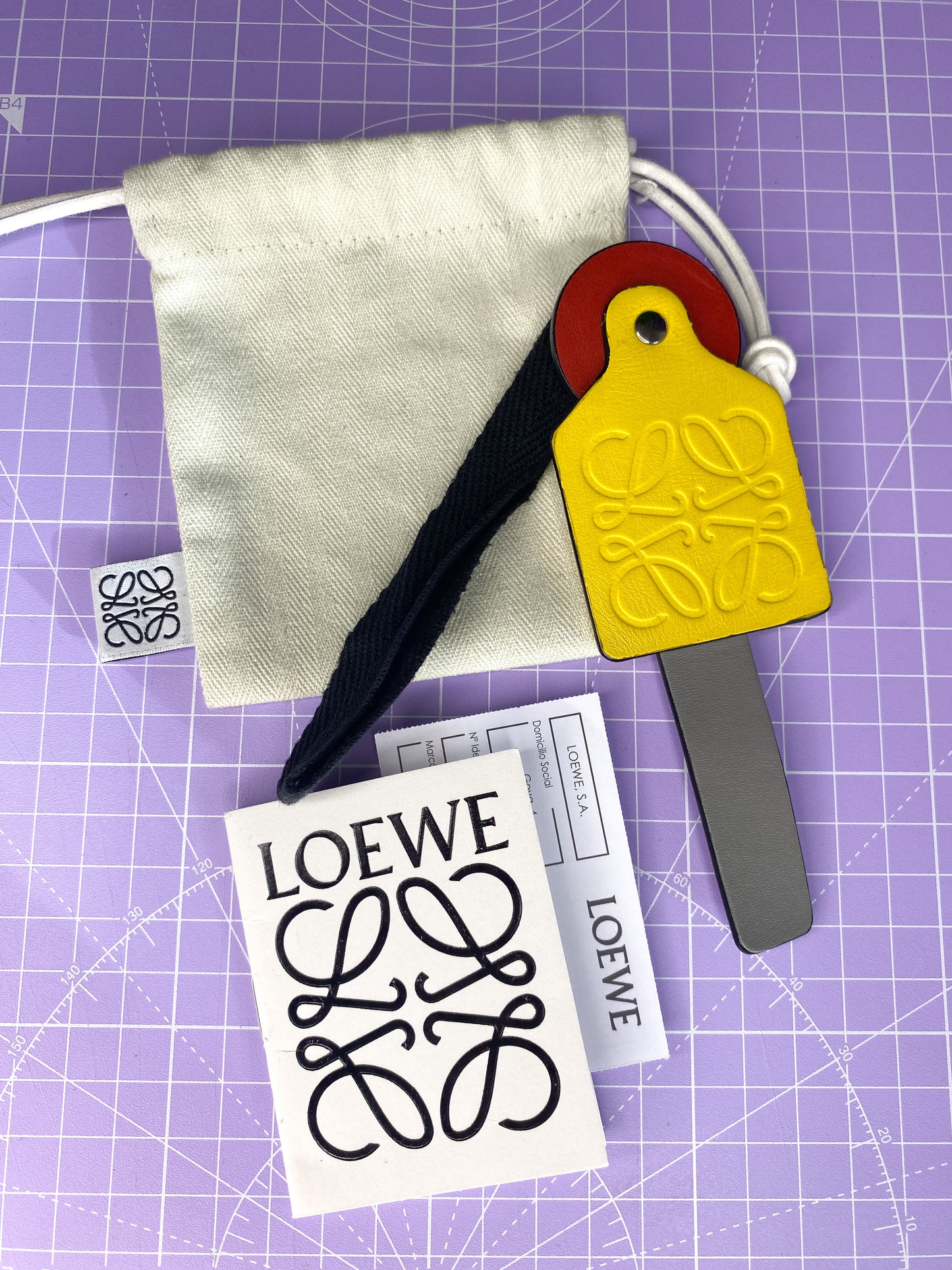 Loewe Leather Bag Charm