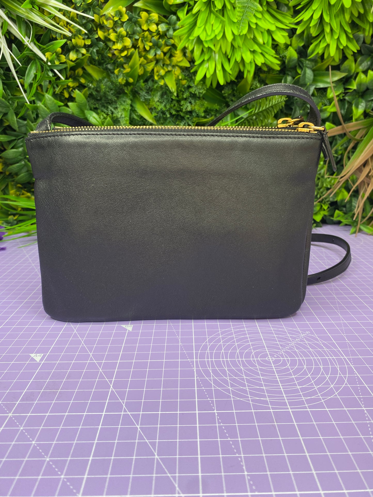 Celine Small Trio Crossbody Black