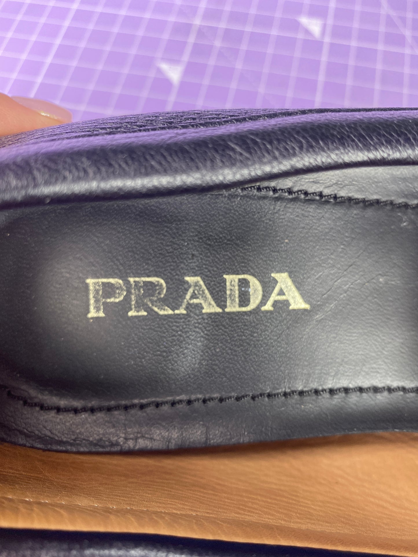 Prada Loafers Black 37.5/4.5