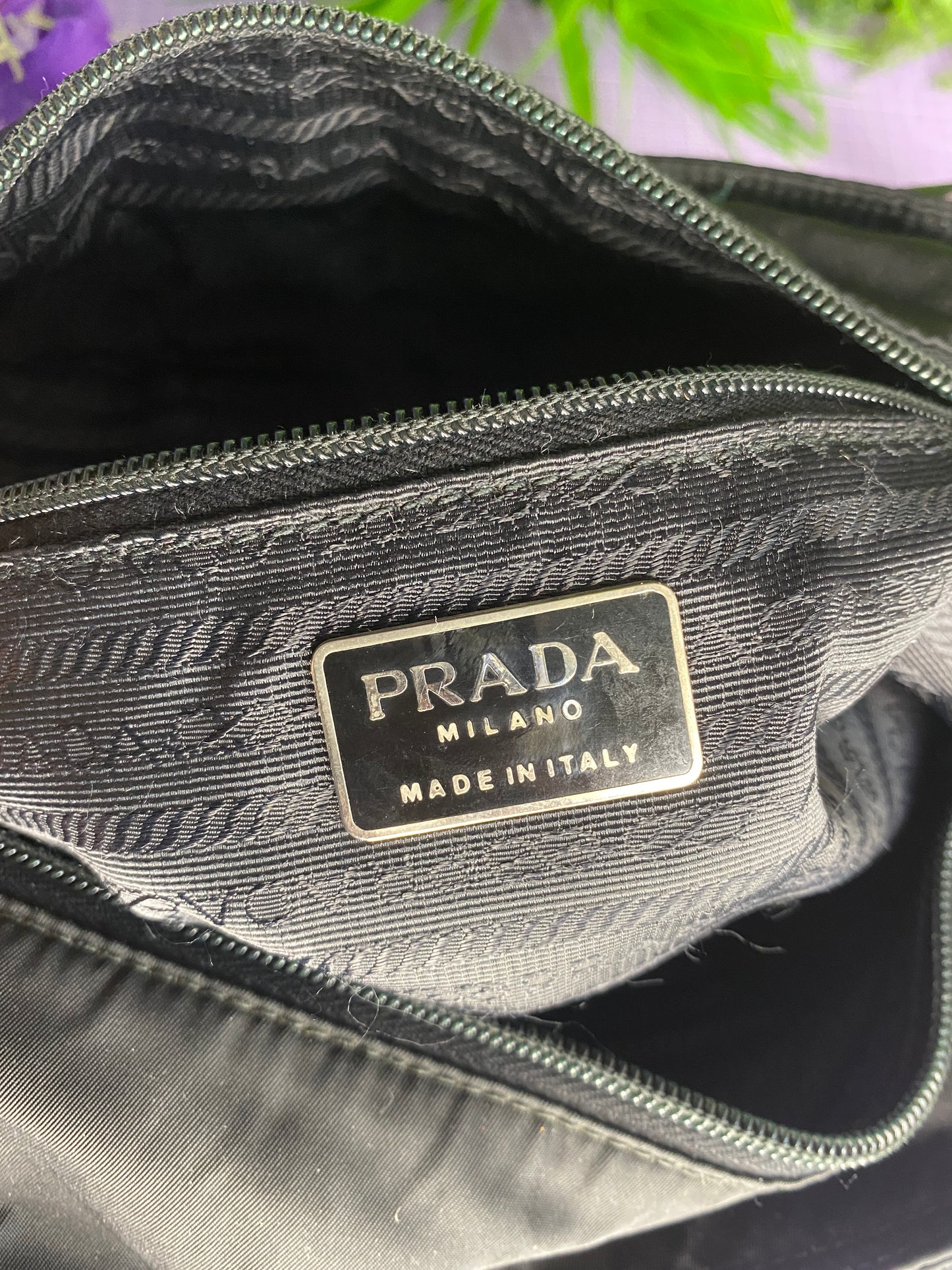 Prada Nylon & leather Shopper Tote