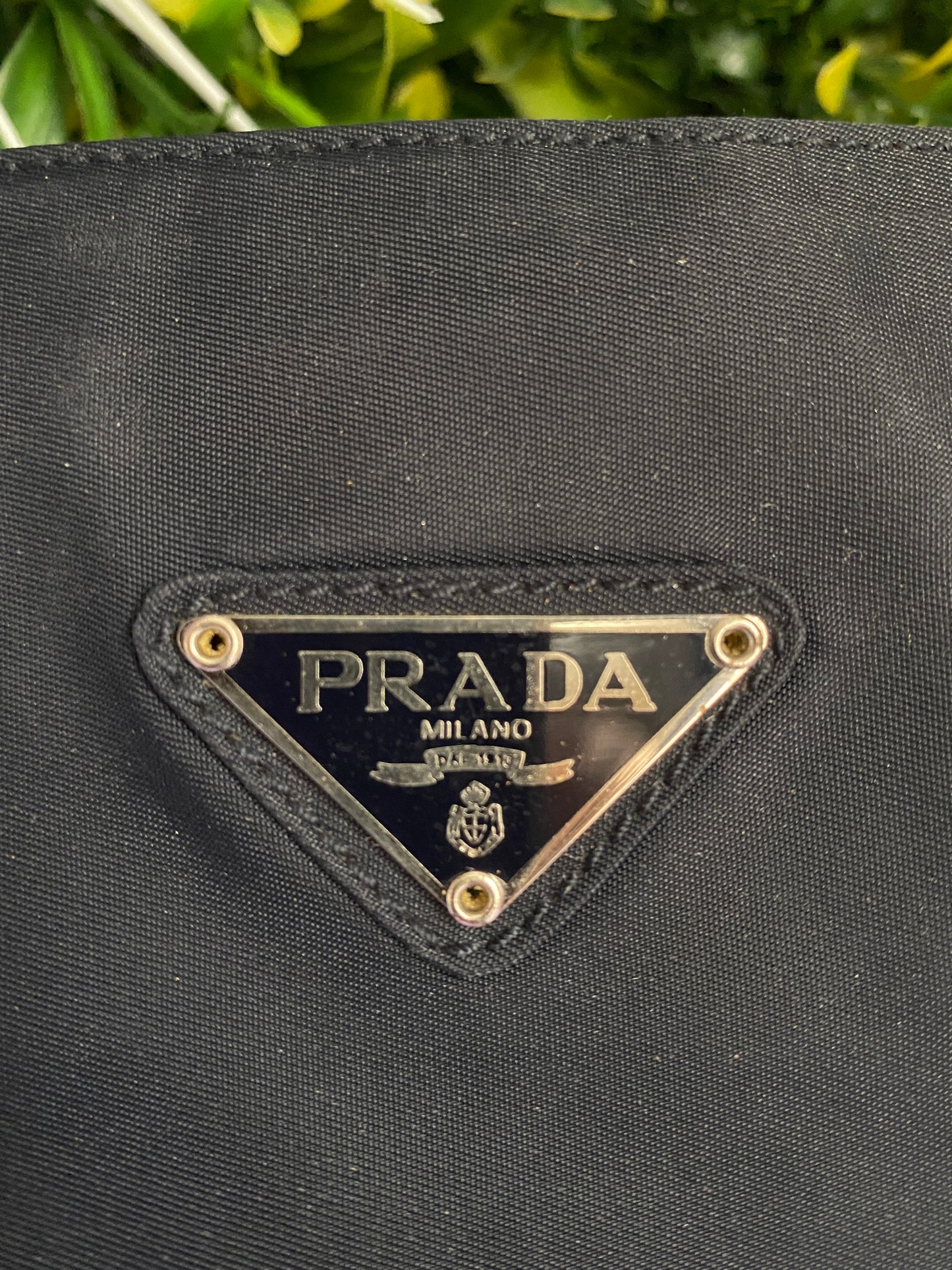 Prada Tessuto City Tote (Navy)