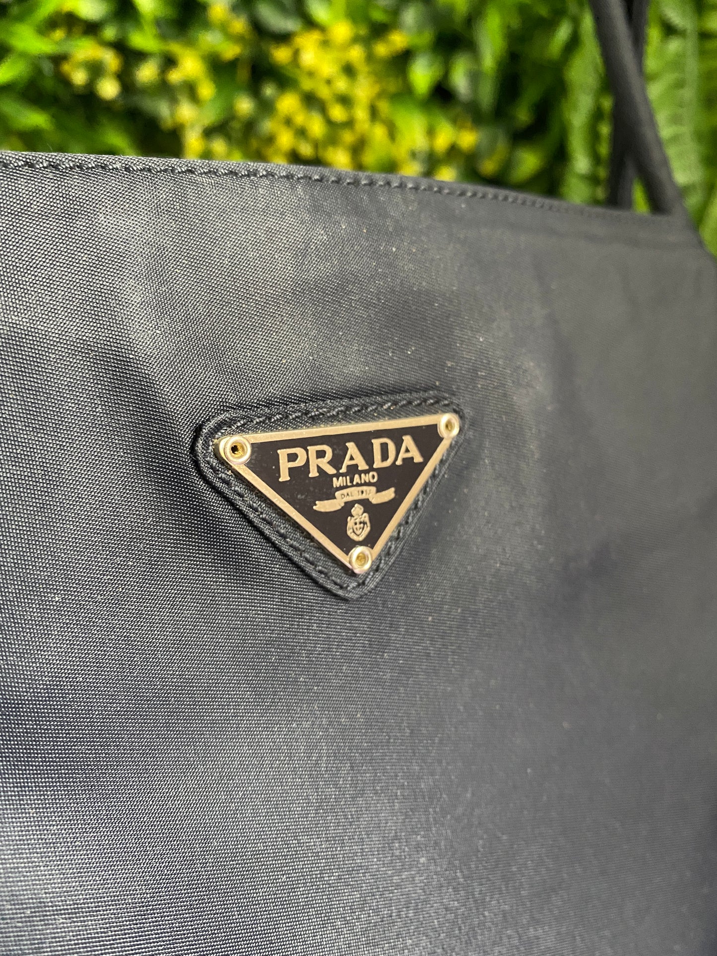 Prada Tessuto City Tote (Navy)