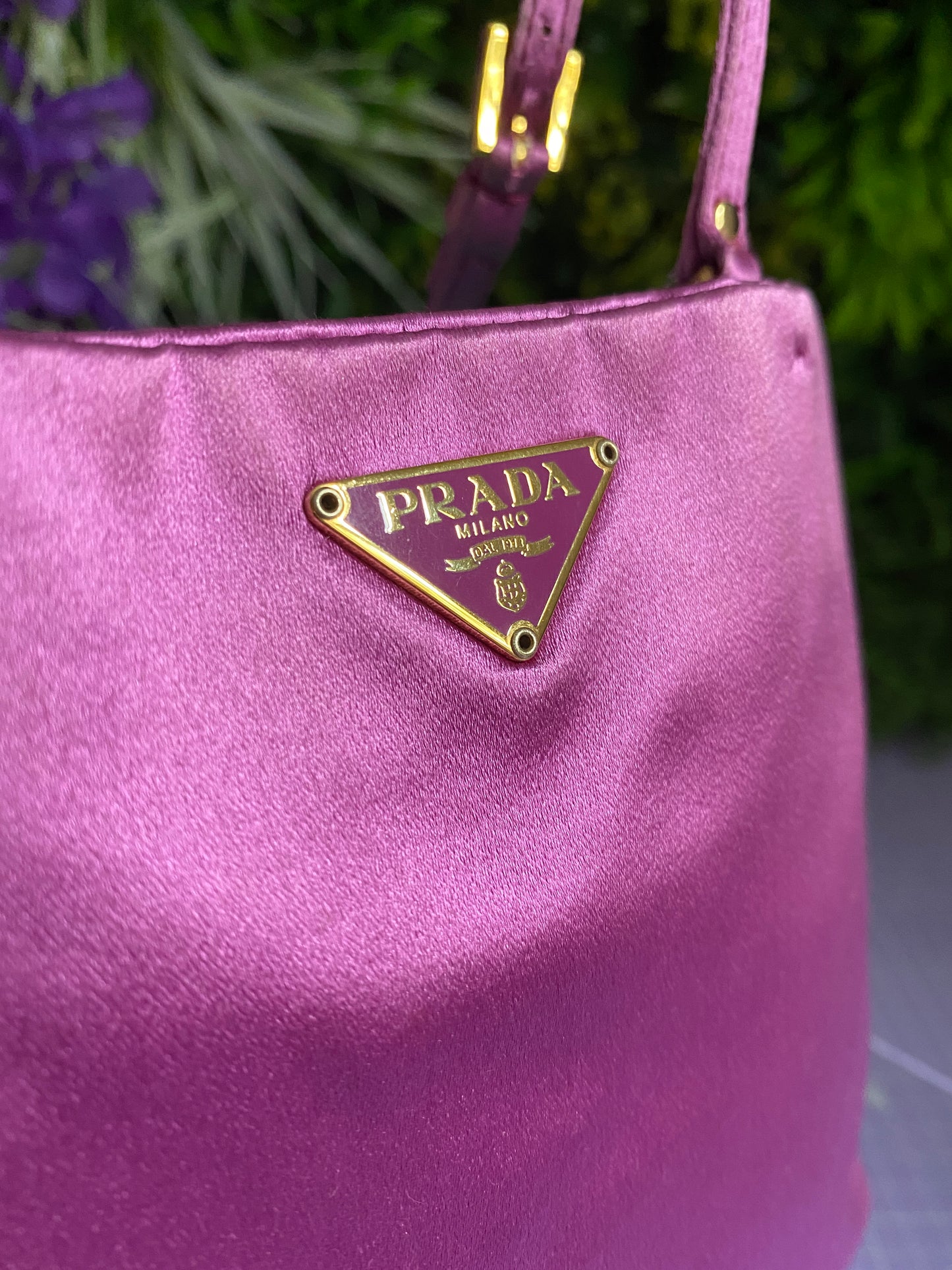 Prada Tessuto Pink Silk Mini Bag