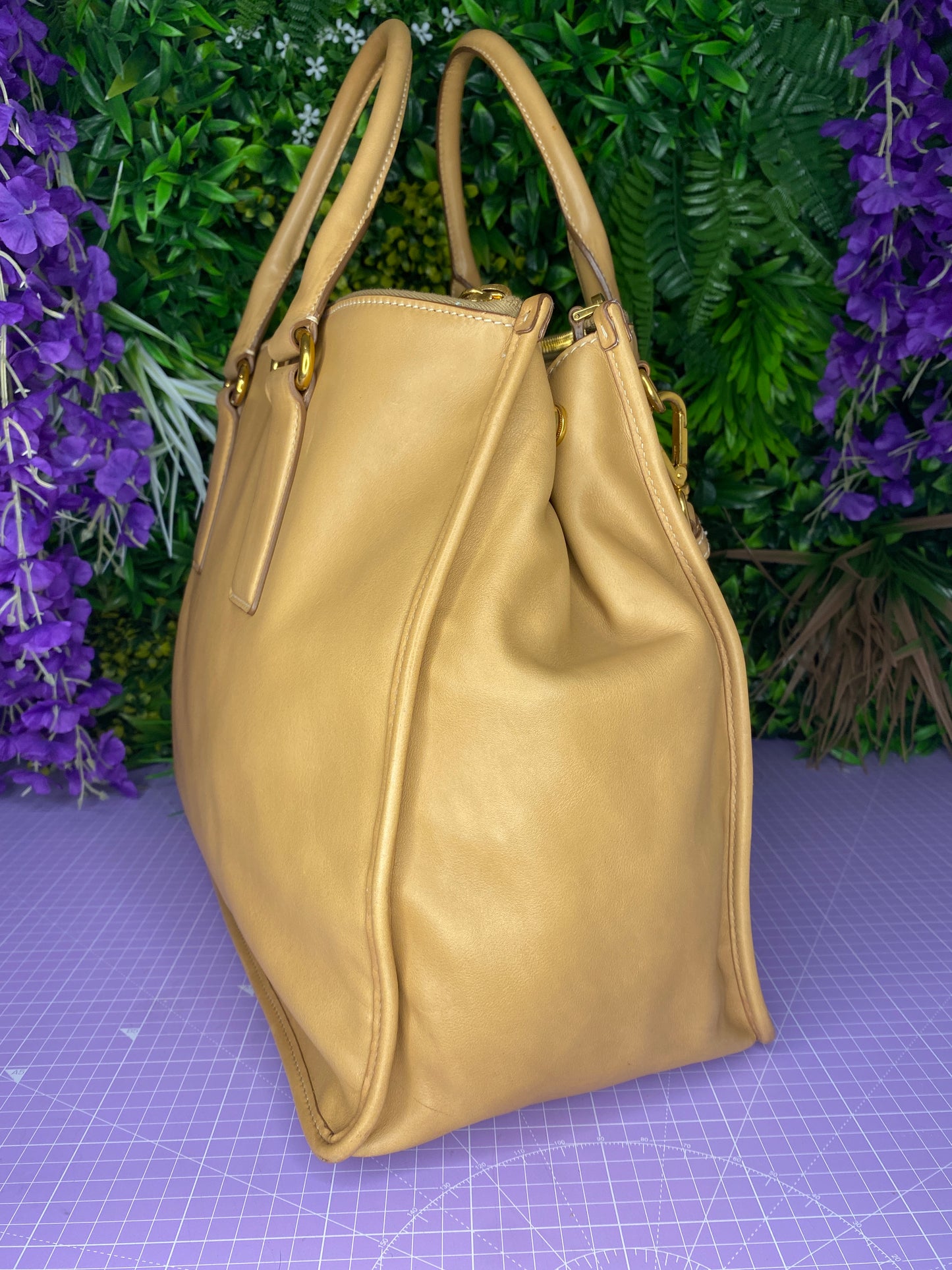 Prada Large Tan Tote Bag