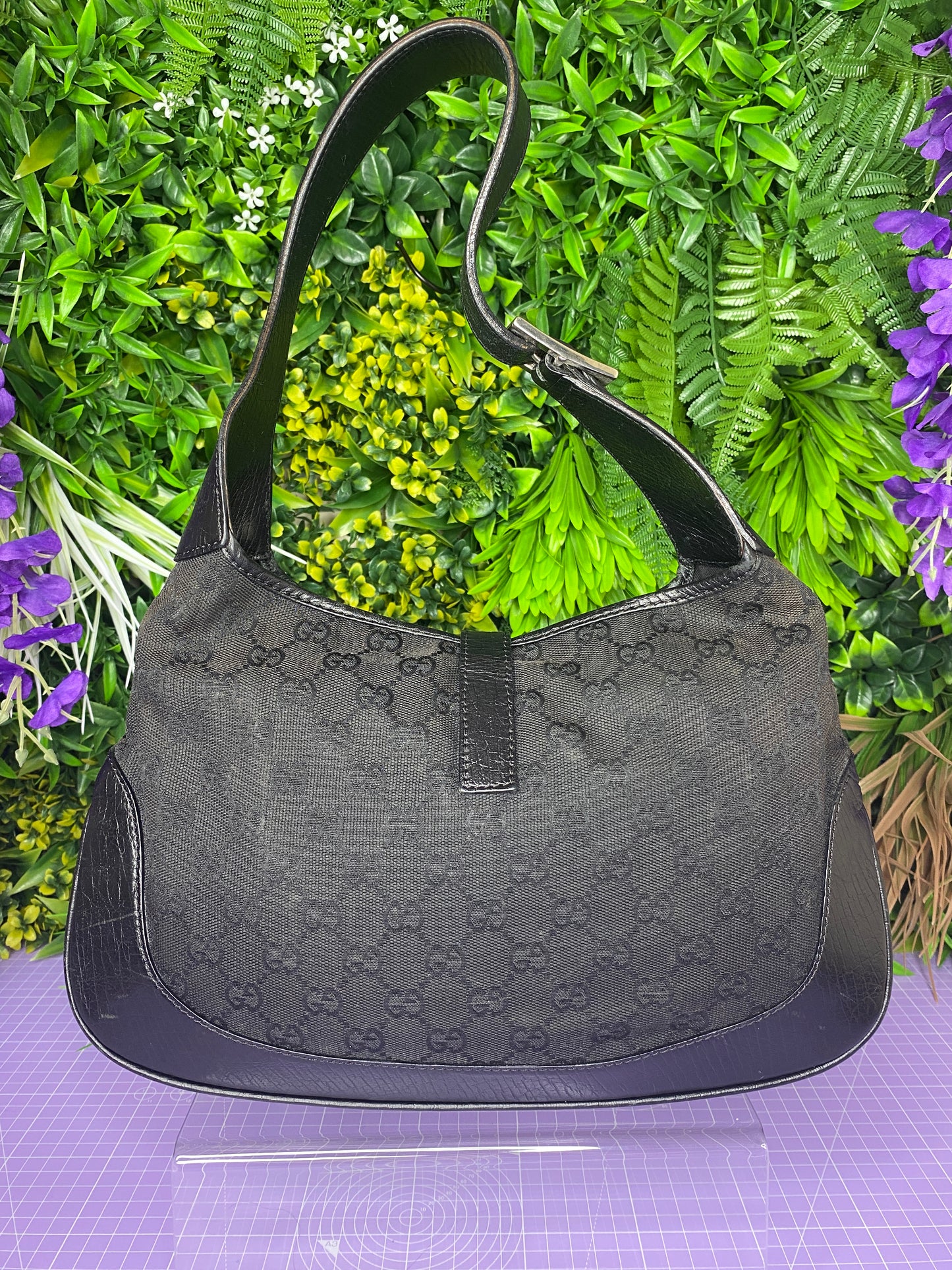 Gucci Vintage Medium Jackie Bag Black