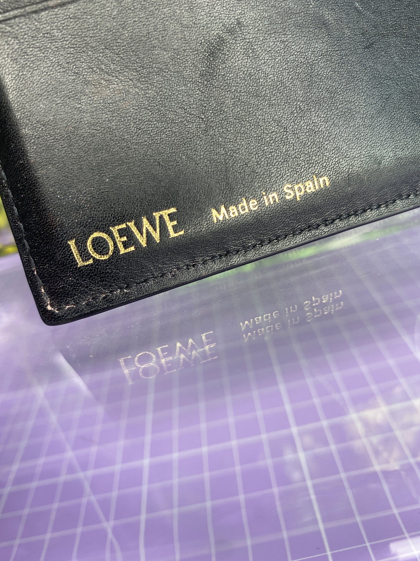 Loewe Plain Cardholder Jacquard & Calfskin Current Season